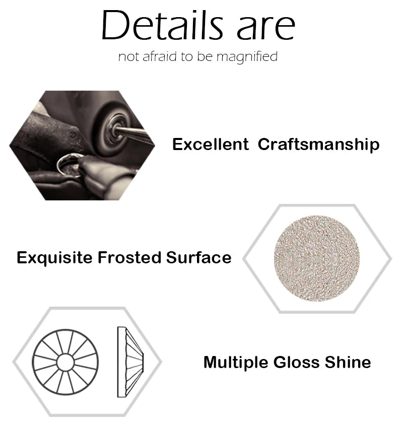 YANRUO 2088 Rainbow Rose Gold DIY Non Hotfix Rhinestones Cold Fixation Flat Back Strass Crystals Glass Stones For Clothing