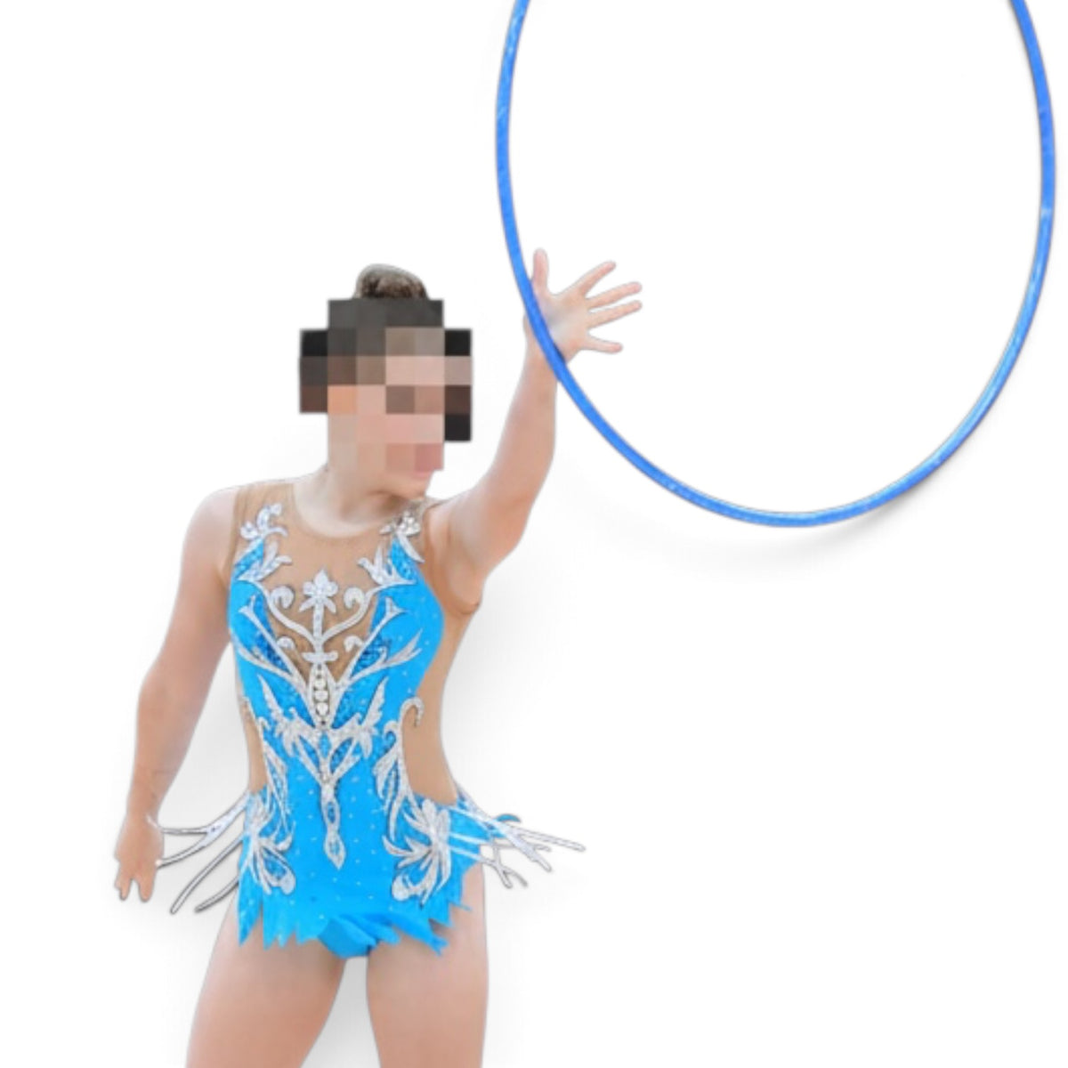 Turquoise Flare – Pre-loved Aura Leotard