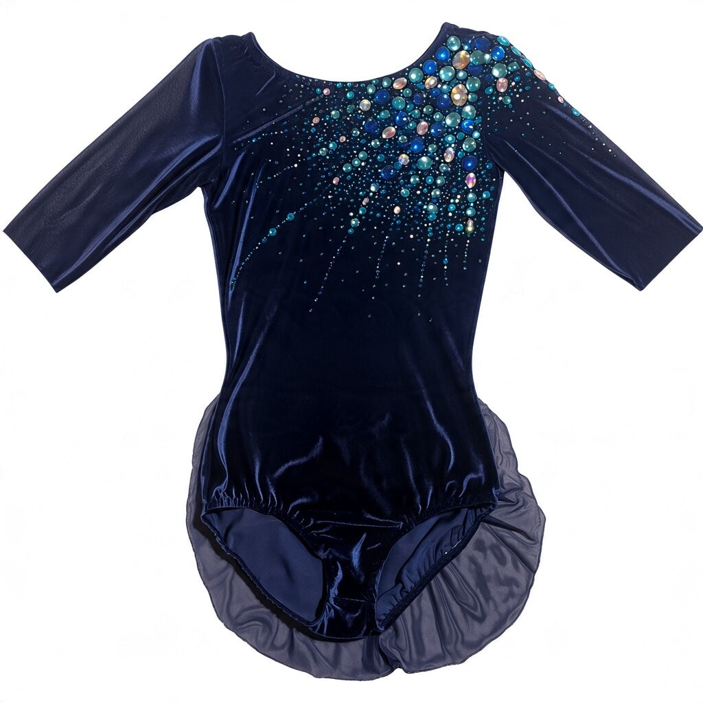 Midnight Stardust – Pre-loved Aura Leotard