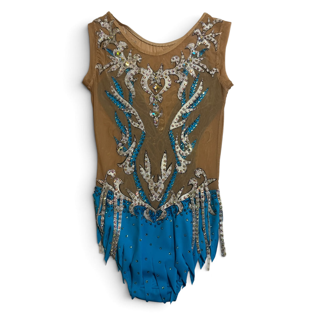 Turquoise Flare – Pre-loved Aura Leotard