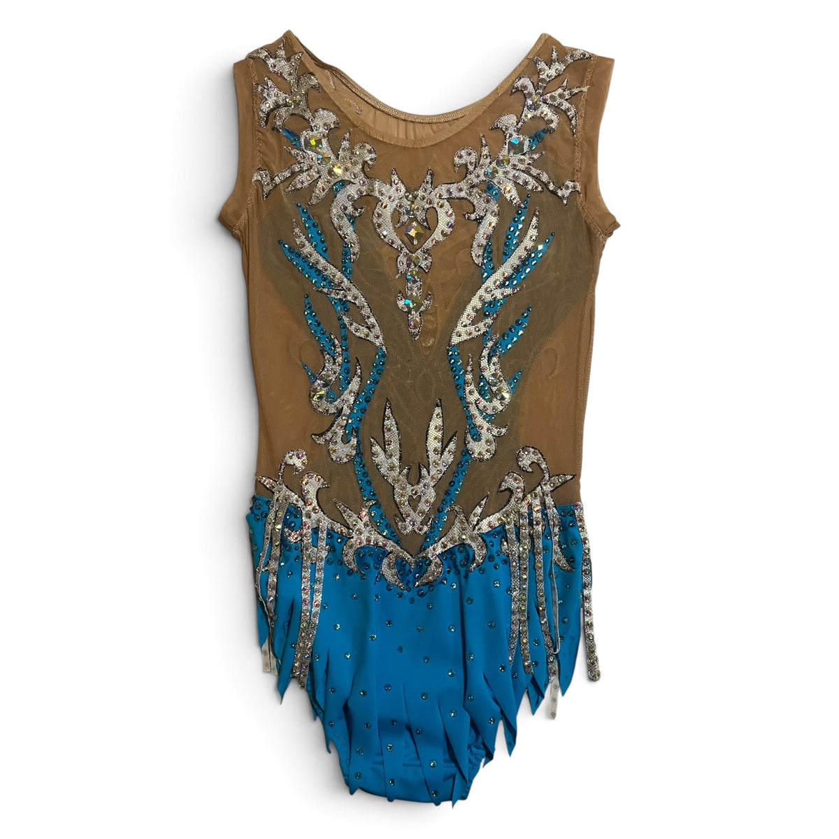 Turquoise Flare – Pre-loved Aura Leotard