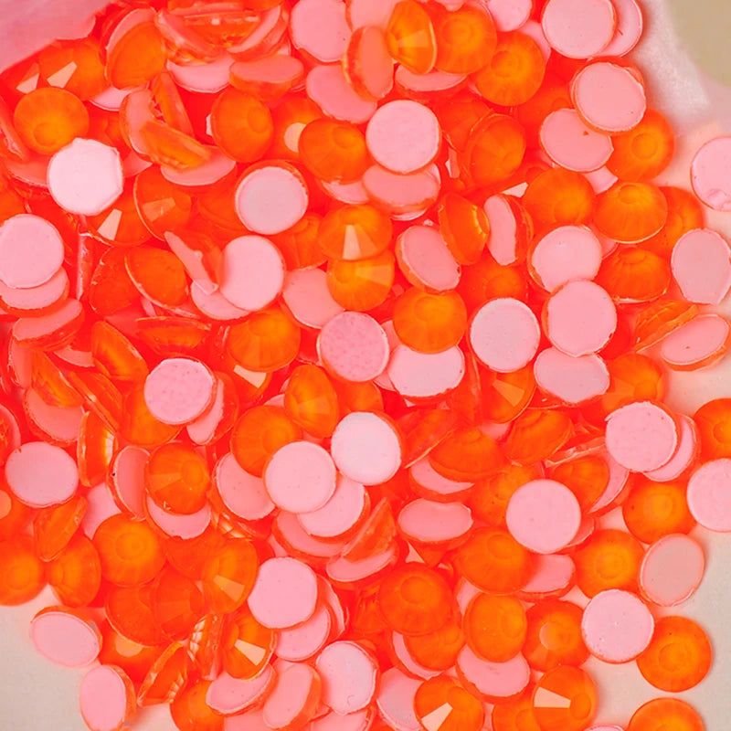 Neon Fluorescent Flatback Acrylic Rhinestones – Glue-On for Costumes