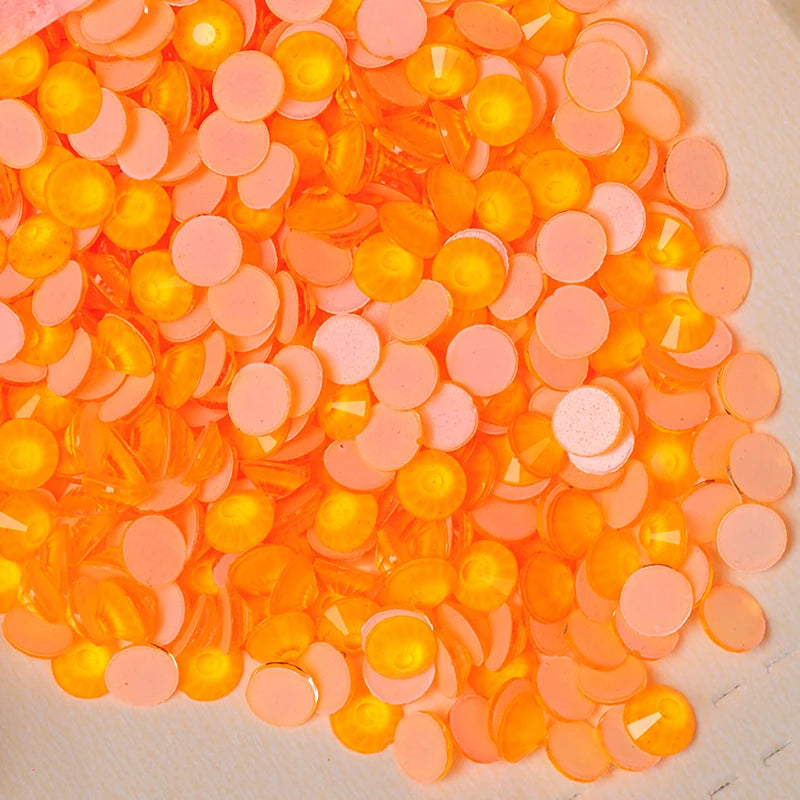 Neon Fluorescent Flatback Acrylic Rhinestones – Glue-On for Costumes