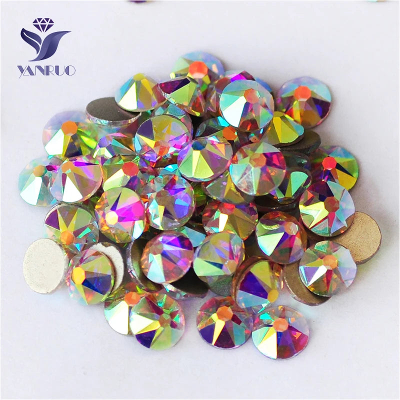 2088 Non-Hotfix Flatback Glass Rhinestones – Glue-On Crystals for Costumes